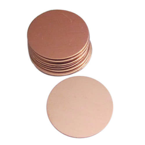 Soft temper copper circle